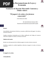 Presentación Pagaré y Facturas IILE Galo Verdesoto