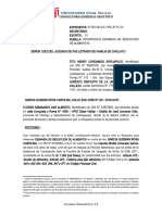 Avance DEMANDA DE REDUCCIÓN DE ALIMENTOS.