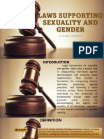 Laws Supporting Sexuality and Gender