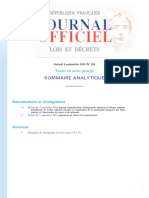 Sommaire Analytique: Textes en Accès Protégé