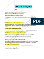 Module 3 - Partition and File System