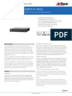 DHI-NVR4104 4108HS-P-4KS2 Datasheet 20180202