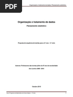 Organização e Tratamento de Dados - 8º Ano