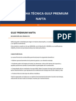 Ficha Tecnica Gulf Premium Nafta 2023