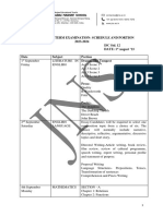 Revised First Term Examination-Schedule and Portion 2023-2024 ISC Std. 12 Date: 1 August 23 Date Subject Portion Drama - The Tempest