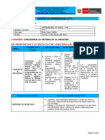 Sesión de Aprendizaje Nuevo Esquema #4 - 1