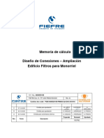 Memoria de Cálculo Diseño de Conexiones - Ampliación Edificio Filtros para Monorriel