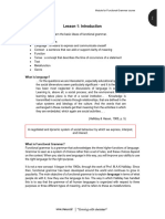 Handout For Functional Grammar Course-Update