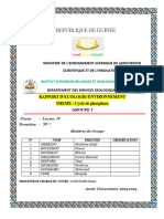 Rapport Final D'ecologie Groupe I Cycle de Phosphore Genie Geologique Ismgb 2023 2024