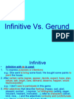 Infinitive Vs Gerund