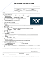 Multipurpose Form