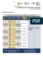 Calendario T.V. 2o. Periodo 2023-2024