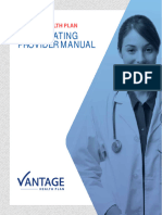 Vantage Effective May 28, 2023 - Provider Manual