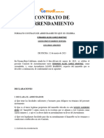 Contrato de Arrendamiento