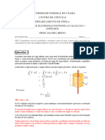 Resolução Ap1 - Eletromagnetismo (Daniel Brito)