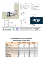 Plano Tipo Modulo Sanitario Bajo Gradas