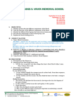 Grade 9 Science Lesson Plan Week 3