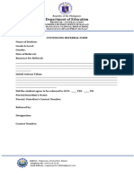 Counseling Referral Form