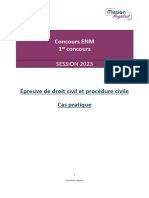 ENM23 1er Concours Droit Civil Corrige