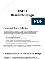 Unit 4 Research Design