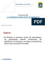 Semana 09 LA EMPRESA COMO ENTE ECONÓMICO Compart