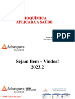 Aula 00. Inaugural Bioquímica 2023.2