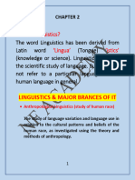 Linguistics Chapter 2