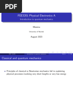 Lecture 07 Introduction To QM Theory