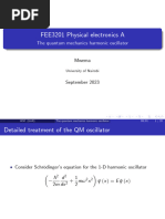 Lecture 08c A Detailed Look at The QM Harmonic Oscillator Problem