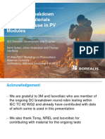 Electrical Breakdown Testing of Polymeric Materials Intended For Use in PV Modules IEC Standard Development and Progress Bernt Ake Sultan