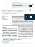 Pathways To Net Zero Emissions For The Indian Power Sector