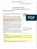 A Randomized Controlled Trial of Mindfulness-Based Cognitive Therapy For Bipolar Disorder