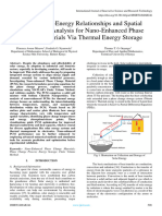 Temperature-Energy Relationships and Spatial Distribution Analysis For Nano-Enhanced Phase Change Materials Via Thermal Energy Storage