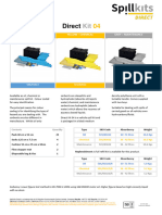 Spill Kits Direct Data Sheet Direct Kit 04 501 01022 501 02022 501 03022