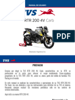 RTR 200 4v Carb-4t Nafta - User-Manual