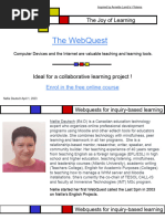 WebQuests For Inquiry-Based Learning - Introduction