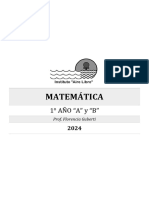 Matemática 1° Año 2024