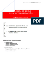 El Algebra de Boole en La Automatización y Autómata LOGO. (Alumnos)