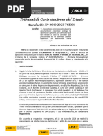 Tribunal de Contrataciones Del Estado: Resolución #3640-2023-TCE-S4