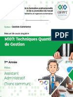 AA-Techniques Quantitatives de Gestion Manuel Stagiaire