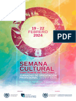 Programa Semana Cultural Psicologia Logopedia 2024