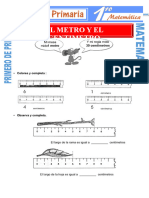 El Metro y El Centimetro para Primero de Primaria