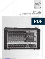 PV I 8B+: 350-Watt, 8-Channel Mixer Amplifier