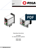 Operating Instructions Control Unit ESR ESM 3000