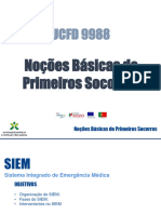 Apresentação PRIMEIROS SOCORROS - Paulo Resende - Parte I e II