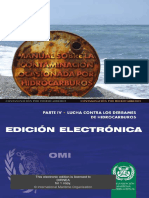 EA569S Manual Sobre La Contaminación Ocasionada Por Hidrocarburos Parte IV Lucha Contra Los Derrames de Hidrocarburos