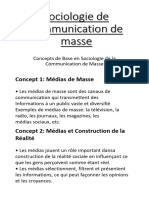 Sociologie de Communication de Masse