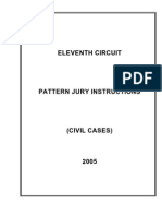 Eleventh Circuit Pattern Jury Instructions Civil Cases 2005