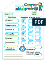 4º EXAMEN Primaria