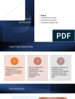 Development of Occlusion